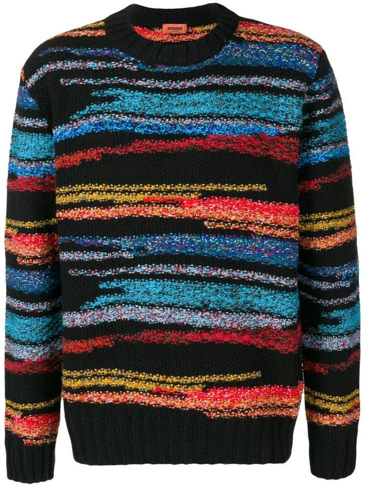 Missoni Striped Jumper - Black