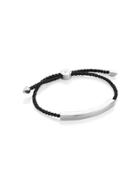 Monica Vinader Linear Large Bracelet - Black