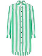 Mara Hoffman Bennet Stripe Print Cotton Shirt - Green