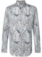 Etro Bat Paisley Print Shirt - Grey