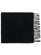 Mulberry Solid Scarf - Black