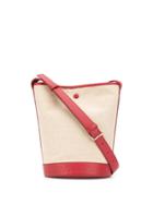 A.p.c. Contrast Trim Bucket Bag - Neutrals