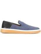 Giuseppe Zanotti Design Denim Slip-on Trainers - Blue