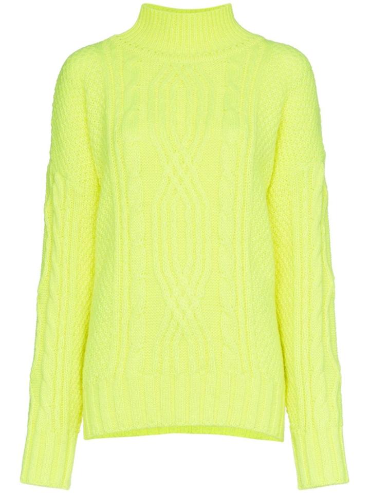 Cap Caroline Chunky Knit Sweater - Yellow & Orange