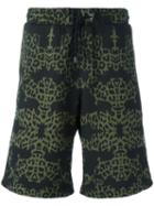 Marcelo Burlon County Of Milan Alonso Shorts, Men's, Size: Medium, Green, Cotton