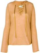 Forte Forte Lace Detail Knit - Yellow & Orange