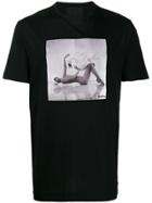 Limitato Naked Woman Print T-shirt - Black