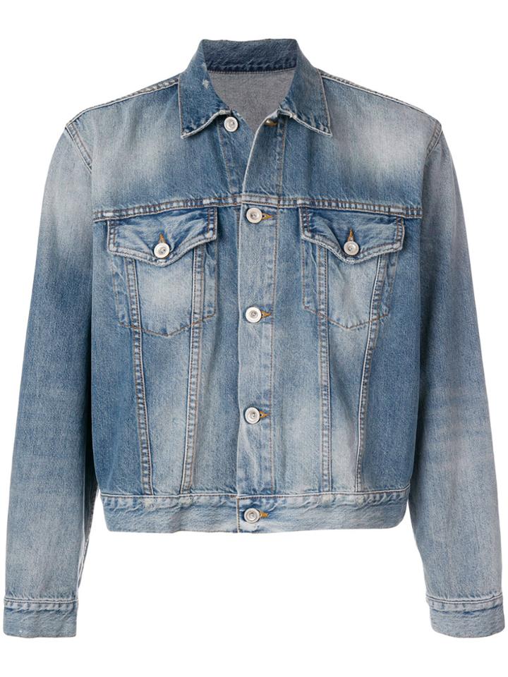 Unravel Project Snake Rigid Denim Jacket - Blue
