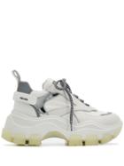 Prada Chunky Lace Up Sneakers - White