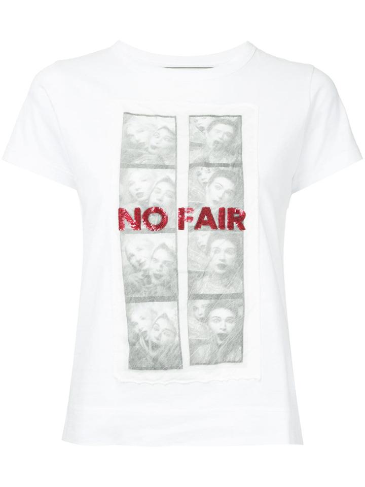 Tu Es Mon Trésor No Fair T-shirt - White