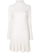 Chloé Dropped Waist Knitted Dress - Nude & Neutrals