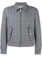 Thom Browne - Checked Jacket - Men - Cotton/feather Down/nylon/wool - 3, Blue, Cotton/feather Down/nylon/wool