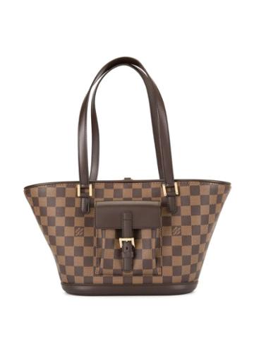 Louis Vuitton Pre-owned Manosque Pm Hand Tote Bag - Brown