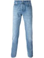 Brunello Cucinelli Stonewashed Regular Jeans, Men's, Size: 52, Blue, Cotton/polyester