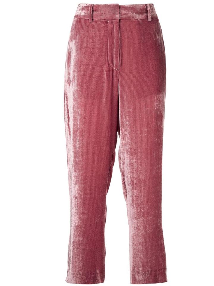 Sies Marjan Corduroy Cropped Trousers - Pink