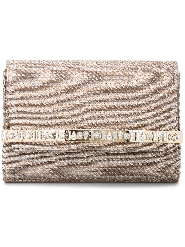 Jimmy Choo Rhinestone Embellished Clutch