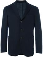The Gigi Three Button Blazer, Men's, Size: 54, Blue, Cotton/wool