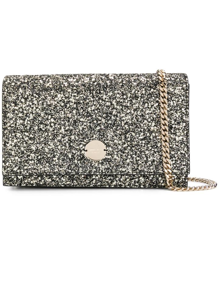 Jimmy Choo Florence Glitter Clutch - Metallic