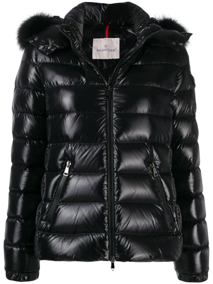 Moncler Fur-trimmed Hood Jacket - Black