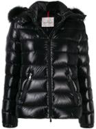 Moncler Fur-trimmed Hood Jacket - Black