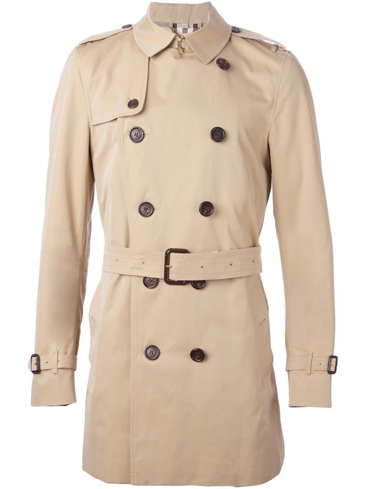 Burberry - Kensington Heritage Mid Trenchcoat - Men - Cotton/viscose - 54, Nude/neutrals, Cotton/viscose