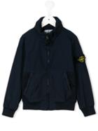 Stone Island Kids Zipped Jacket, Boy's, Size: 8 Yrs, Blue