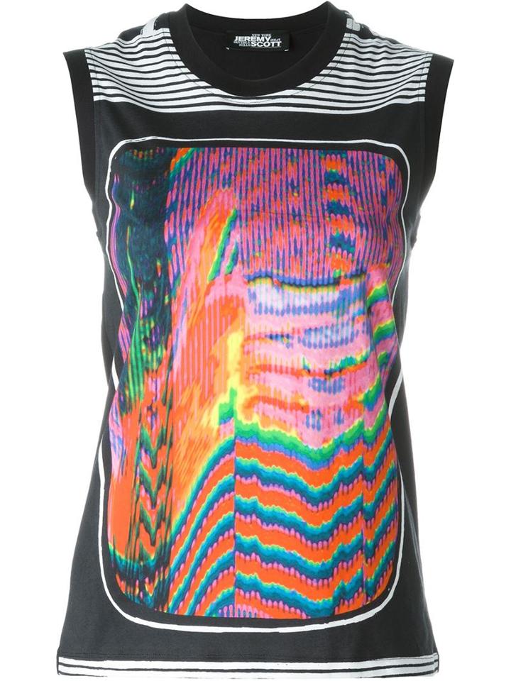 Jeremy Scott Psychedelic Print Top
