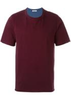 Marni Layered T-shirt, Men's, Size: 52, Red, Cotton