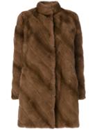 Liska Oversized Coat - Brown