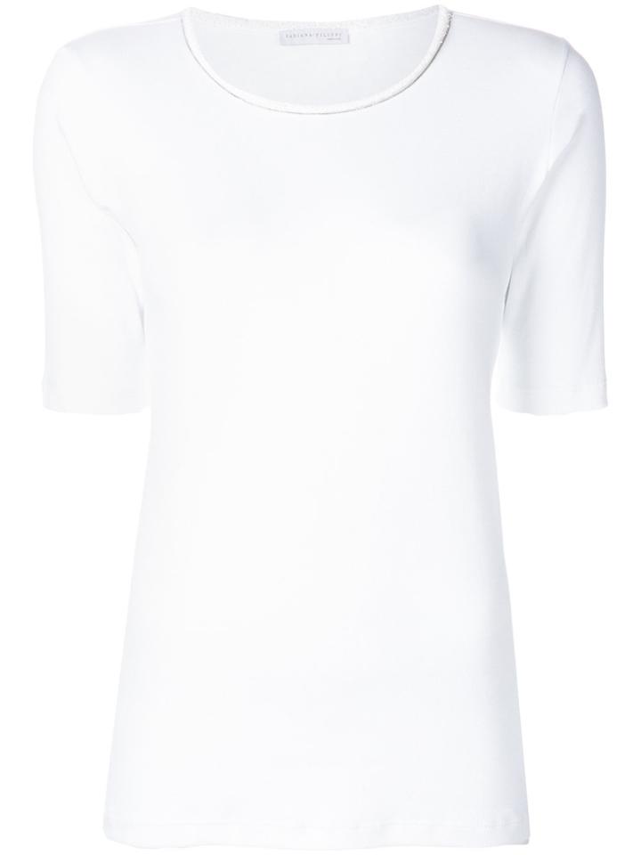 Fabiana Filippi Slim Fit T-shirt - White