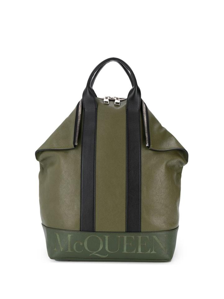 Alexander Mcqueen De Manta Backpack - Green