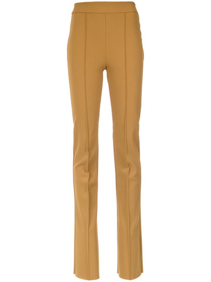 Gloria Coelho High-waisted Trousers - Yellow & Orange