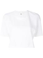Lost & Found Rooms Short-sleeve Crop T-shirt - White