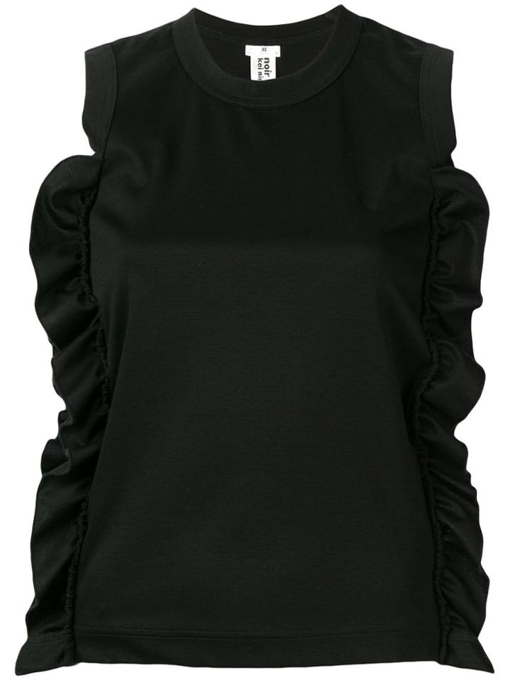 Comme Des Garçons Noir Kei Ninomiya Ruffled Top - Black