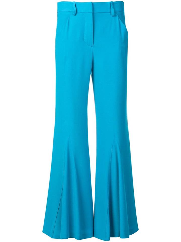 Sara Battaglia Bootcut Trousers - Blue