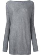 Kristensen Du Nord Oversized Jumper, Women's, Size: 1, Grey, Cashmere
