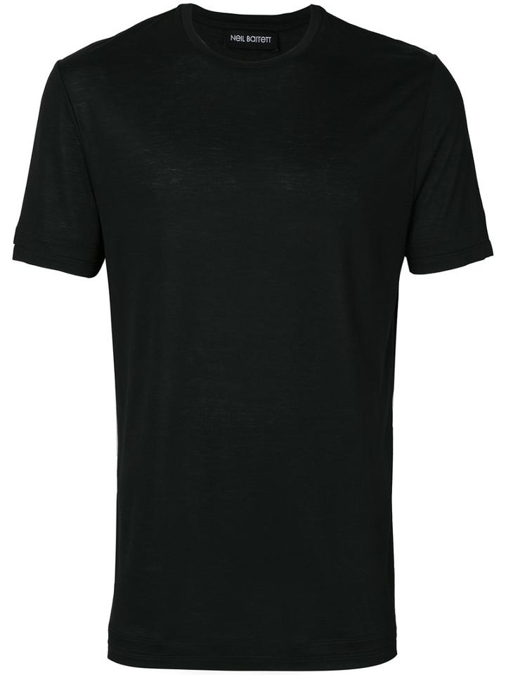 Neil Barrett - Classic T-shirt - Men - Viscose - M, Black, Viscose