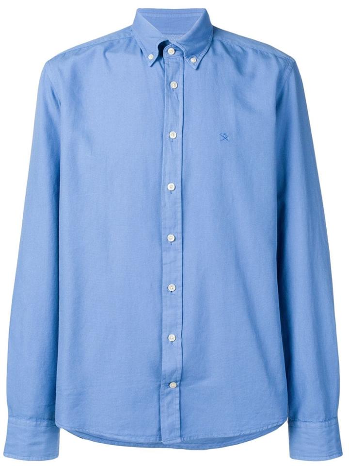 Hackett Embroidered Logo Shirt - Blue