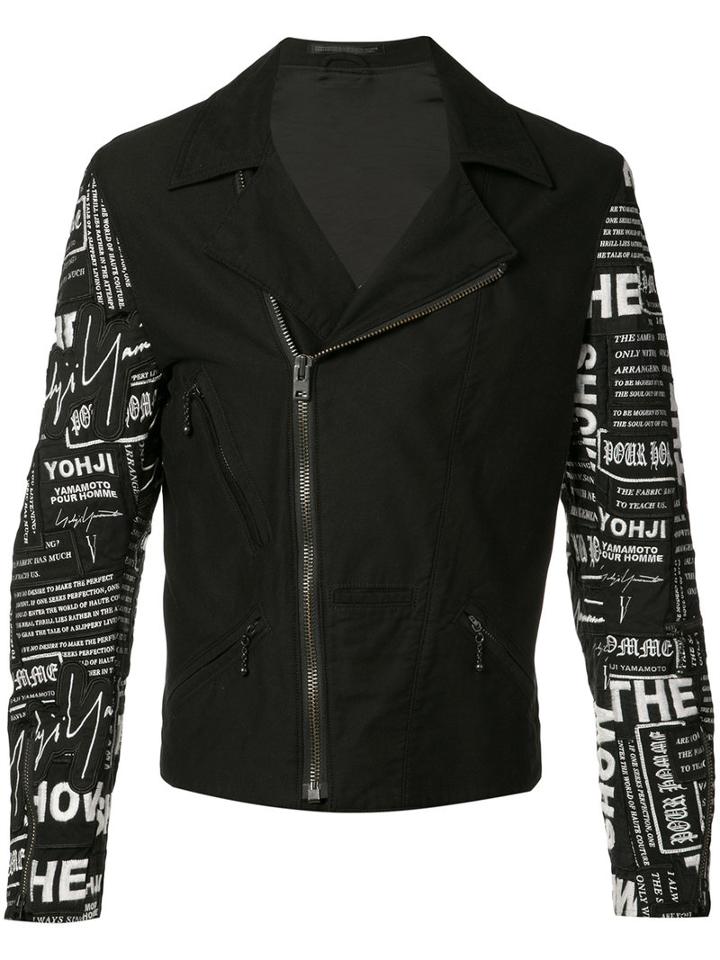 Yohji Yamamoto - Rider Jacket - Men - Cotton/cupro/wool - 4, Black, Cotton/cupro/wool