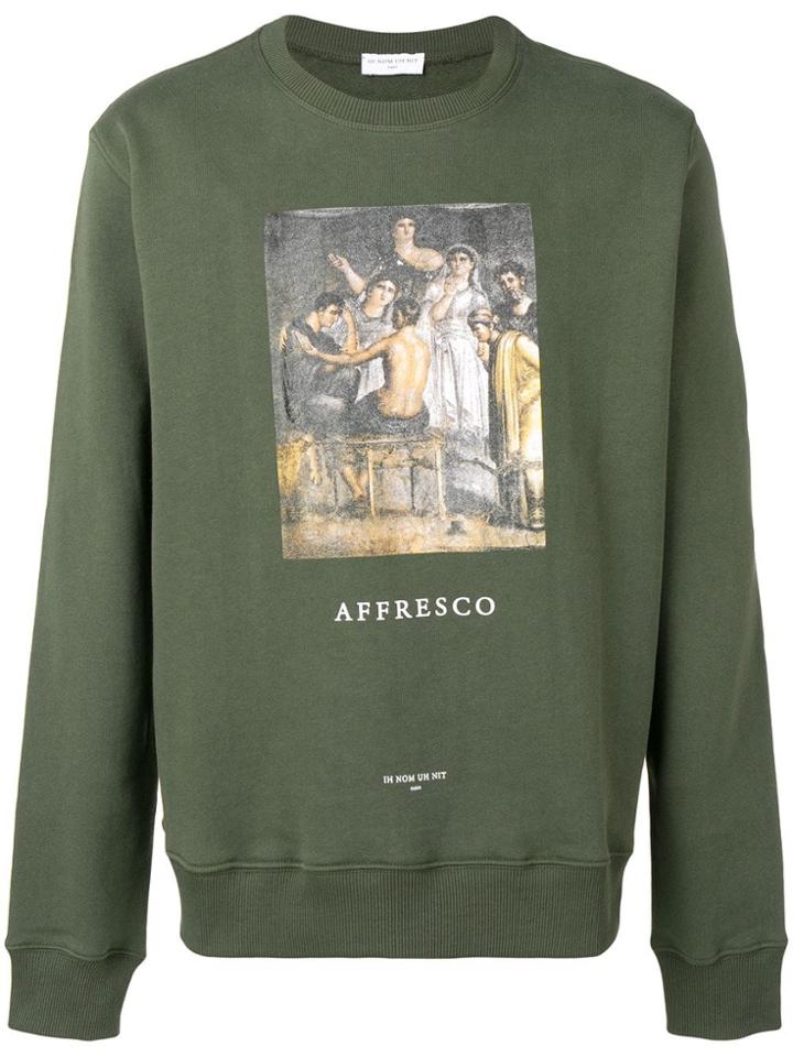 Ih Nom Uh Nit Printed Sweatshirt - Green