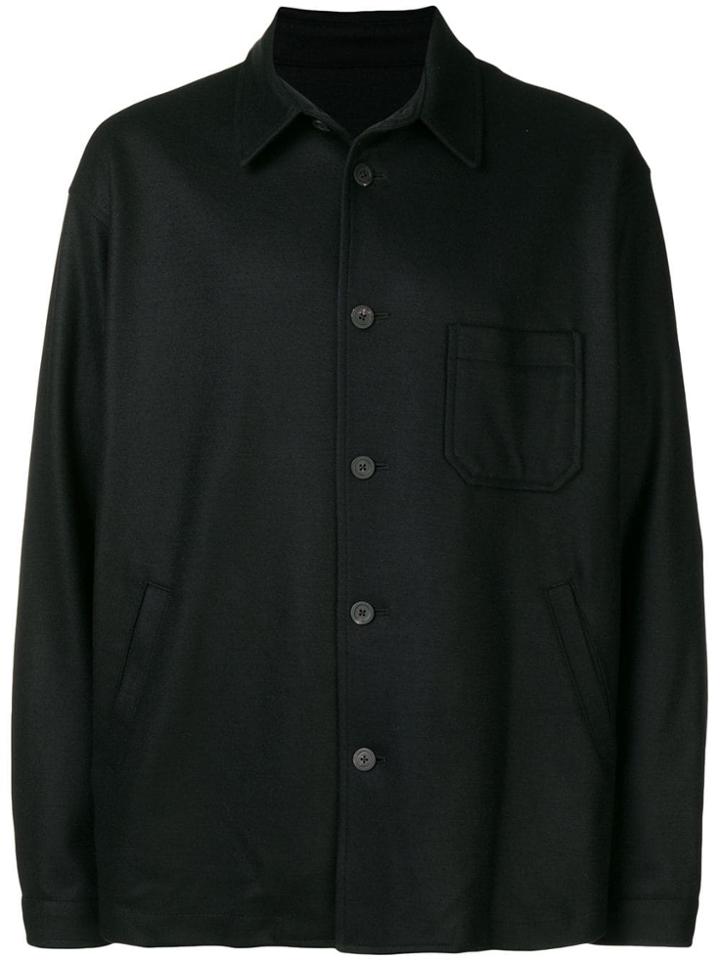 08sircus Super 140 Shirt Jacket - Black