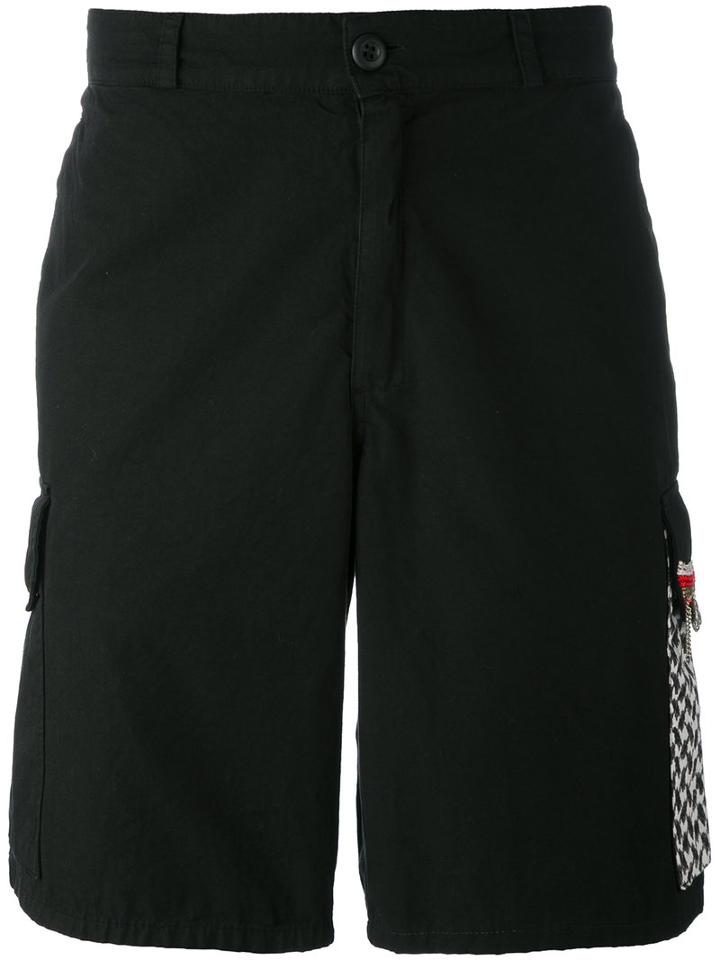 Amen - Pocket Detail Shorts - Men - Cotton/metal - 48, Black, Cotton/metal