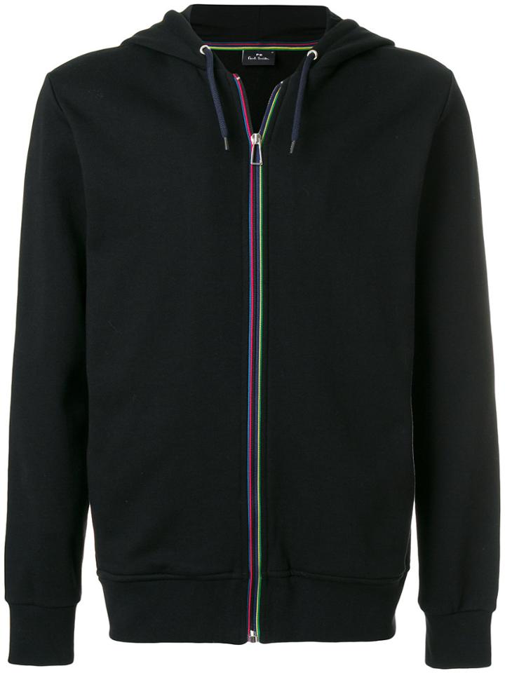 Ps By Paul Smith Zip-up Hoodie - Black