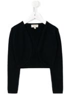 Cashmirino - Cropped V-neck Cardigan - Kids - Cashmere - 2 Yrs, Blue