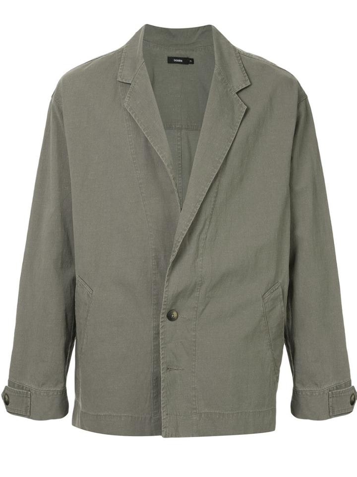 Bassike Single-breasted Jacket - Green