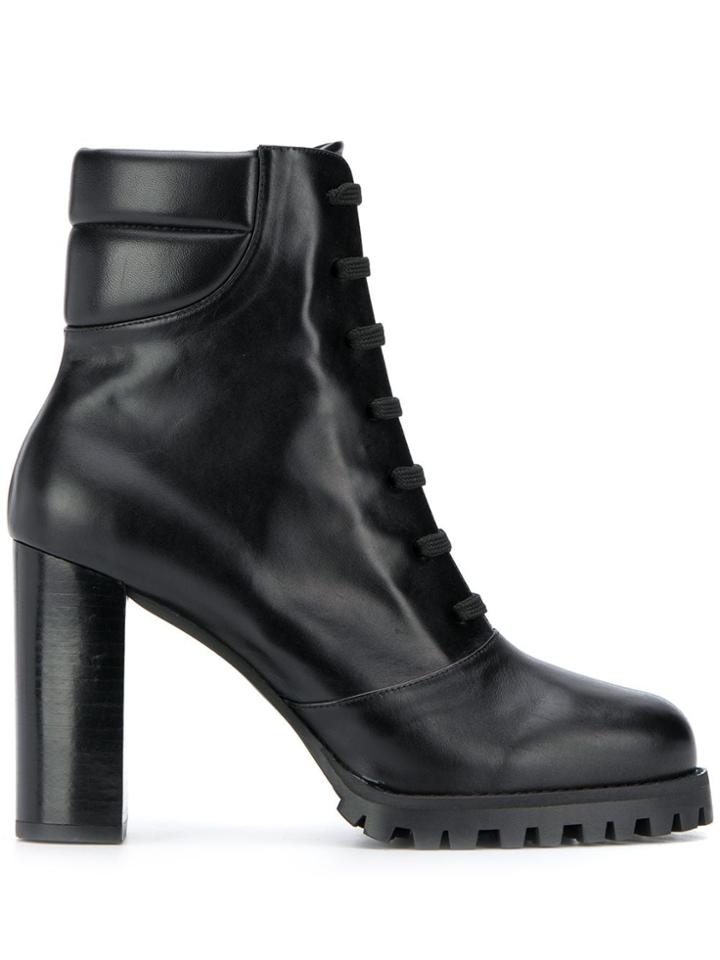 Stuart Weitzman Cyler Platform Boots - Black