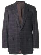 Brioni Plaid Blazer - Grey