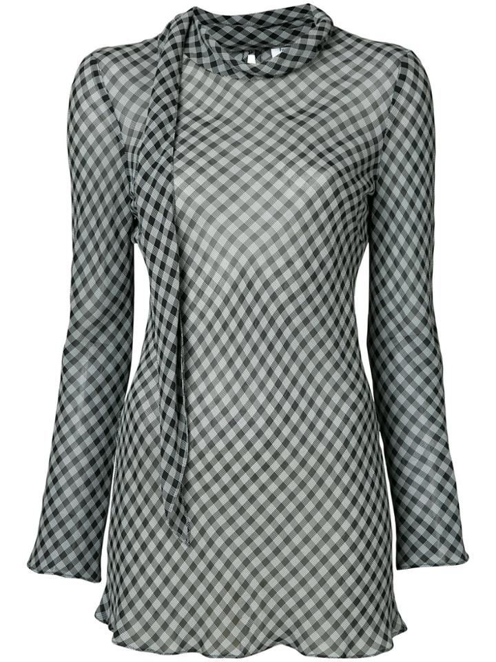 Bianca Spender Serpentine Blouse - Black