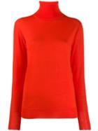 Stella Mccartney Loose Fit Polo Neck - Red