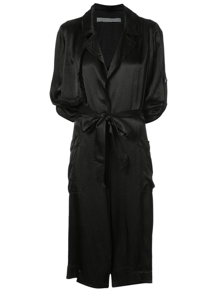Raquel Allegra Tie Waist Jacket - Black